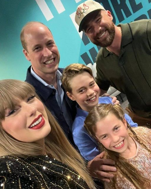 Prince William celebrates birthday with George, Charlotte, and Louis at Taylor Swift’s The Eras Tour concert in London🤩👨‍👩‍👦‍👦🎺🪈